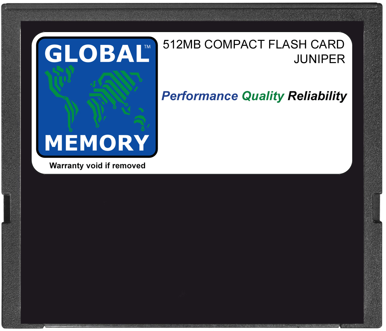 512MB COMPACT FLASH CARD MEMORY FOR JUNIPER J2300 / J4300 / J6300 SERIES ROUTERS (JX-CF-512M-S)